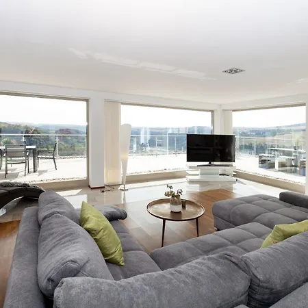 Penthouse Fuer 2 Personen Mit Dachterrasse Und Rheinblick * Patersberg